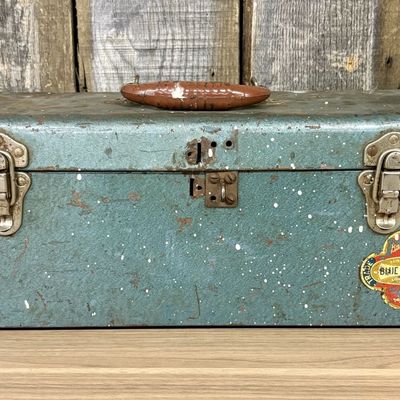 Belknap Blue Grass Steel Tool Box with Lift-Out Tray