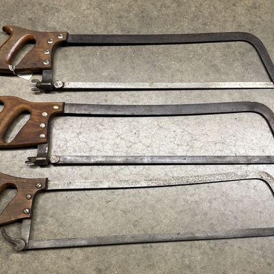 Three Belknap Hardware and Manufacturing Co Butcher Meat Saws