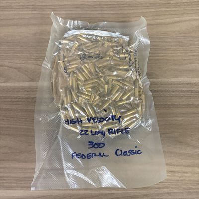 A Collection of 300 Rounds of Federal Classic 22 Long Rifle High Velocity Ammunition