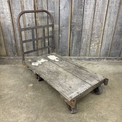 Belknap Hardware and Manufacturing Co Industrial Platform Cart with Push Handle
