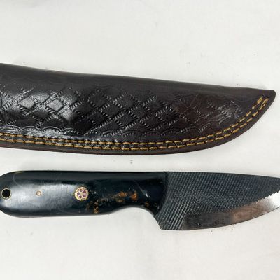 DAMASCUS SKINNER KNIFE