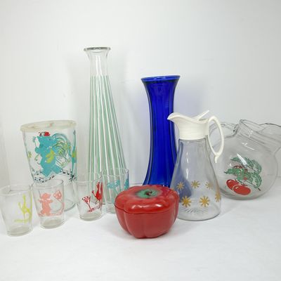 LOG CABIN AND HAZEL-ATLAS GLASSWARE COLLECTION