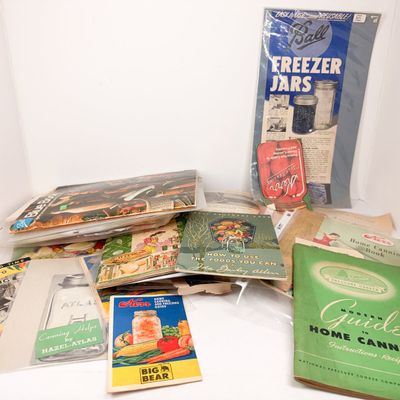 VINTAGE HOME CANNING EPHEMERA COLLECTION, MID-20TH CENTURY