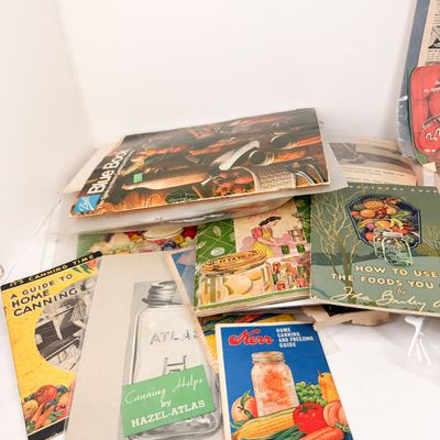 COLLECTION OF VINTAGE CANNING AND PRESERVATION BOOKLETS