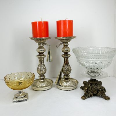 VINTAGE CANDLESTICK HOLDERS