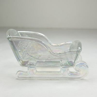 MOSSER IRIDESCENT GLASS SLEIGH