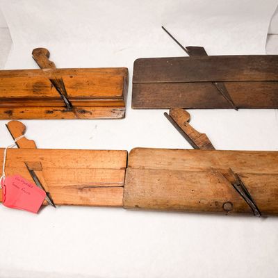 GROUP OF BEECHWOOD MOLDING PLANES