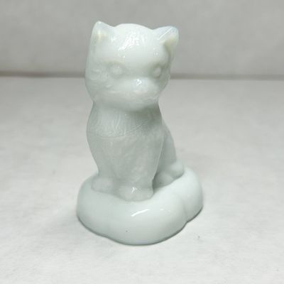 BOYD WHITE SITTING KITTEN ON PILLOW