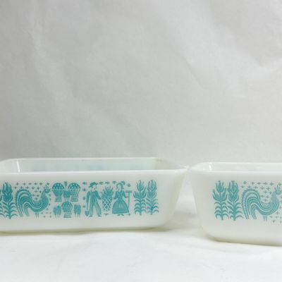 PYREX AMISH BUTTERPRINT REFRIGERATOR DISHES