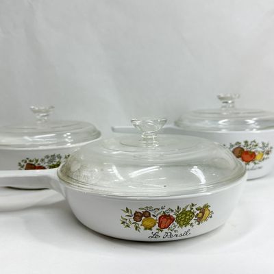 PYREX SPICE O' LIFE COOKWARE TRIO