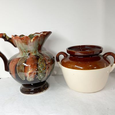 DRYDEN AND STONWARE CERAMIC VESSELS