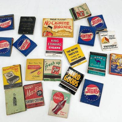 ASSORTMENT OF ADVERTISING MATCHBOOK COVERS, MID-20th CENTURY