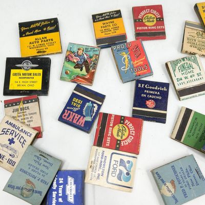 COLLECTION OF VINTAGE OHIO ADVERTISING MATCHBOOK COVERS