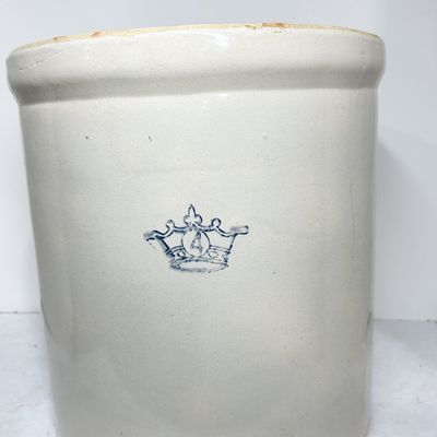 ROBINSON RANSBOTTOM STONEWARE CROWN CROCK