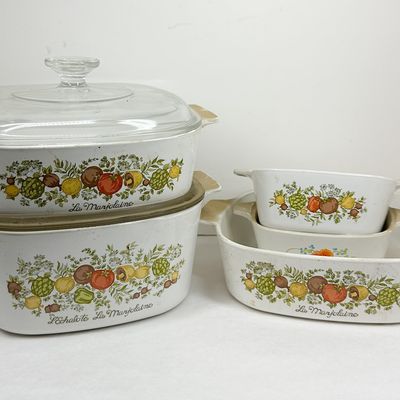 CORNING WARE PYROCERAM BAKING GROUP, 1970S