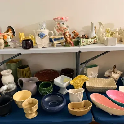 Red Wing Pottery, McCoy, Frankoma Pottery, Russel Wright
