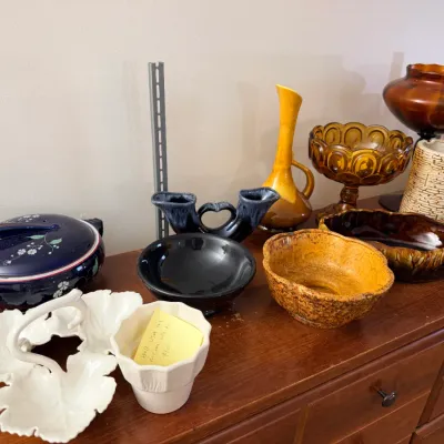 Red Wing Pottery, McCoy, Frankoma Pottery, Russel Wright