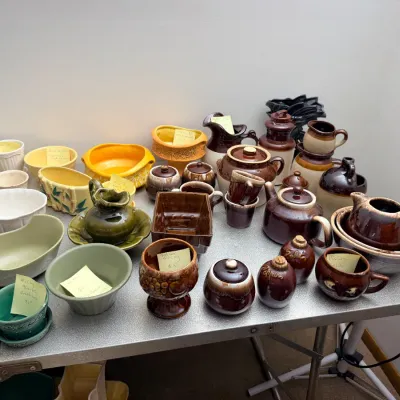 Red Wing Pottery, McCoy, Frankoma Pottery, Russel Wright