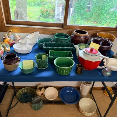 Red Wing Pottery, McCoy, Frankoma Pottery, Russel Wright