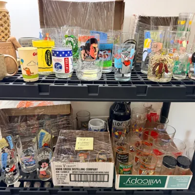 Fast-food collector glasses • Vintage beer glasses