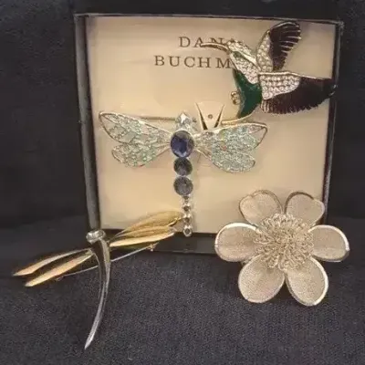 4 Nature Brooches