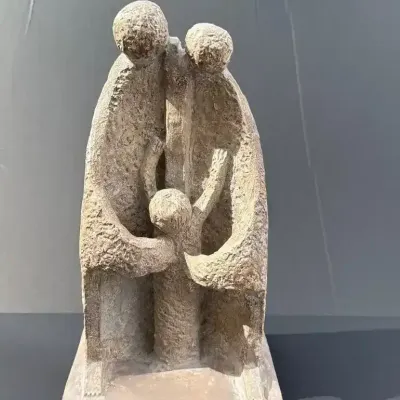 Austin Productions Vintage “Family Embrace” Sculpture, 1972
