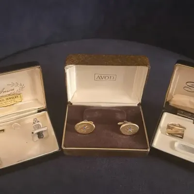Vintage Cuff Links & Tie Clips