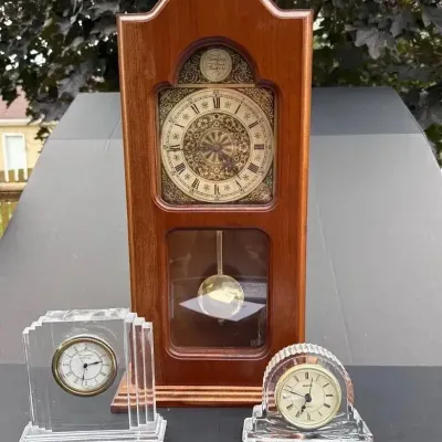 3 Clocks: Waterford, Stagger & Tempus Fugit