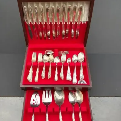 Rogers & Bro silver plated silverware set
