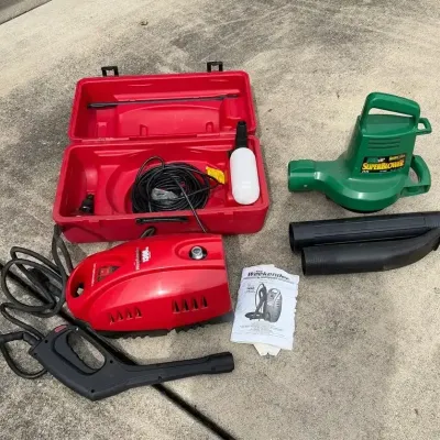 Weekender 1300 psi Power Washer & Weed Eater Leaf Blower