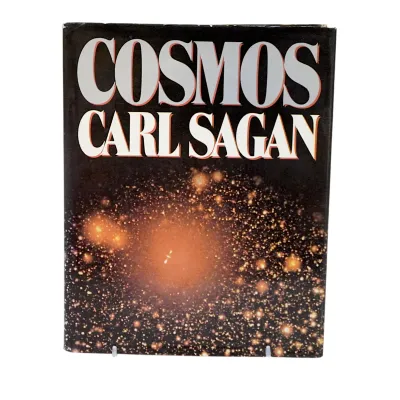 Sale Photo Thumbnail #207: SIGNED CARL SAGAN "COSMOS" BOOK 1980