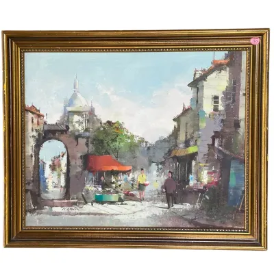 Sale Photo Thumbnail #202: HARRY KOOLEN (1904-1985) MID CENTURY MARKET EUROPE