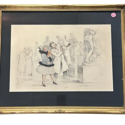 Sale Photo Thumbnail #116: 1930s GASTON HOFFMANN PLASTIC SURGEON ETCHING