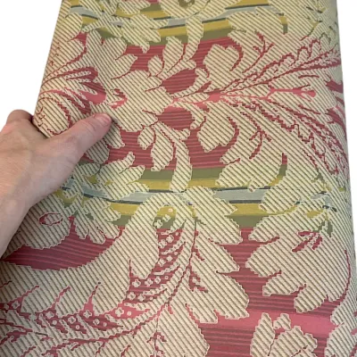 Sale Photo Thumbnail #181: FOUR ZUBER & CIE FRENCH WALLPAPER ROLLS
