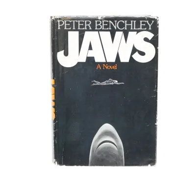 Sale Photo Thumbnail #129: SIGNED PETER BENCHLEY JAWS BOOK 1974