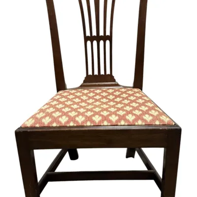 Sale Photo Thumbnail #263: ANTIQUE CLASSIC CHIPPENDALE STYLE SIDE CHAIR