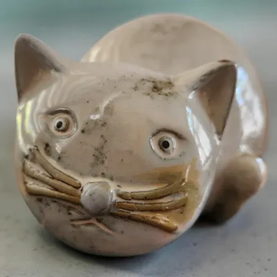 Sale Photo Thumbnail #11: VINTAGE MCM POTTERY FAT CAT