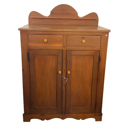 Sale Photo Thumbnail #80: ANTIQUE FARMHOUSE PRIMITIVE JELLY CUPBOARD