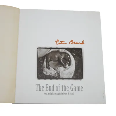 Sale Photo Thumbnail #176: SIGNED PETER BEARD THE END OF THE GAME BOOK
