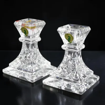 Sale Photo Thumbnail #253: PAIR OF WATERFORD LISMORE CANDLESTICKS IN ORIGINAL PACKAGING