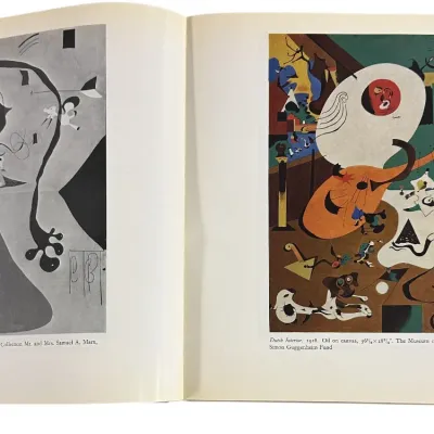 Sale Photo Thumbnail #103: MID CENTURY SIGNED JOAN MIRO 1959 BOOK MOMA