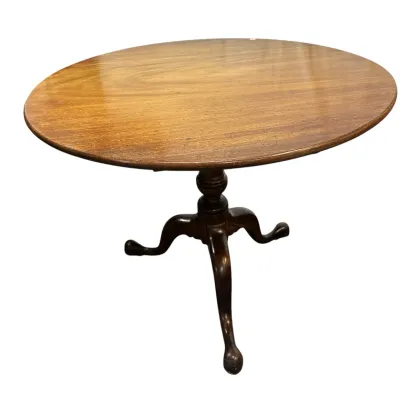 Sale Photo Thumbnail #86: GEORGE III QUALITY TRIPOD TEA / BREAKFAST TABLE