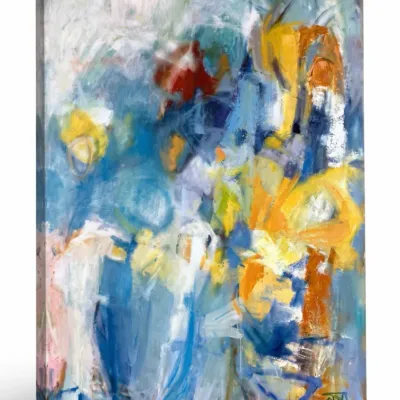 Sale Photo Thumbnail #7: LARGE SUSAN ALTMAN (charleston) ABSTRACT ORIGINAL OIL