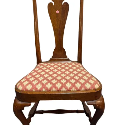 Sale Photo Thumbnail #223: ANTIQUE QUEEN ANNE SIDE CHAIR