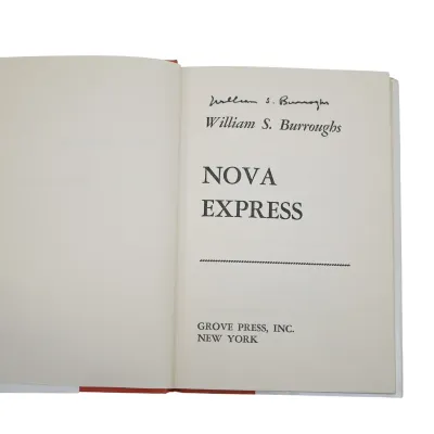Sale Photo Thumbnail #201: SIGNED WILLIAM BURROUGHS NOVA EXPRESS FIRST EDITION