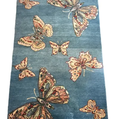 Sale Photo Thumbnail #16: IMPERIAL BLUE HAND KNOTTED AFGHAN PESHAWAR RUG