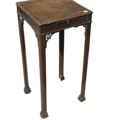 Sale Photo Thumbnail #48: ANTIQUE GEORGIAN MAHOGANY KETTLE STAND