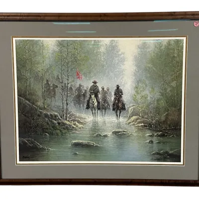 Sale Photo Thumbnail #230: G. HARVEY (1933-2017) THE HOPE OF THE CONFEDERACY
Estimate $800-$900
