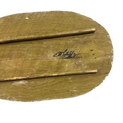 Sale Photo Thumbnail #168: ELLIE SAUNDERS (1884-1969) CANADA GOOSE DECOY POPLAR BRANCH NC

