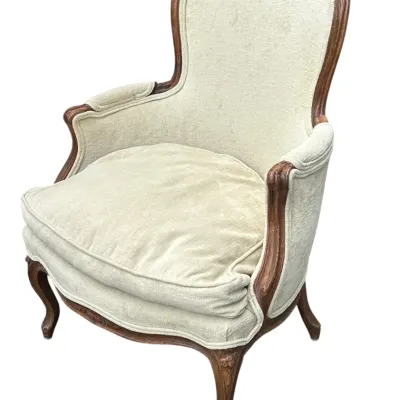 Sale Photo Thumbnail #87: LOUIS XV STYLE BERGERE CHAIR